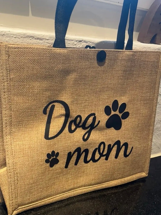 Dog Mom Tote Bag