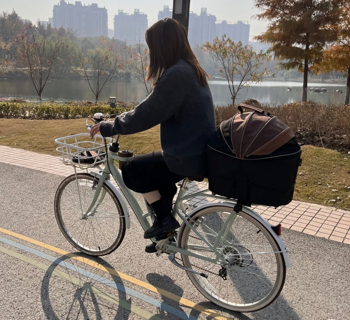 Dog Bike Basket - Black