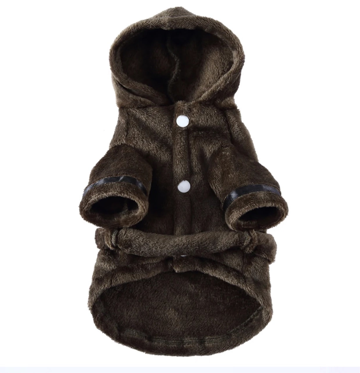 Dog Dressing Gown Robe - Brown